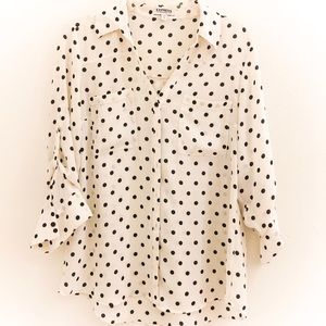 Express Portofino polka dot shirt